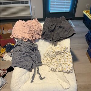 Women’s Solid & Floral Shorts Set